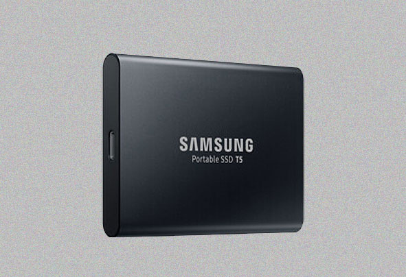 移动固态硬盘T5 1TB  黑