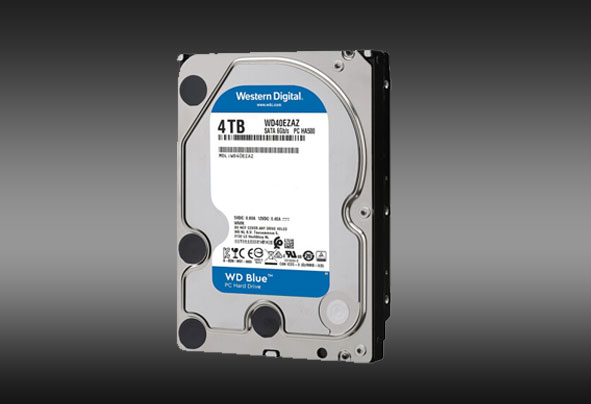 WD-蓝盘 4TB 台式机械硬盘