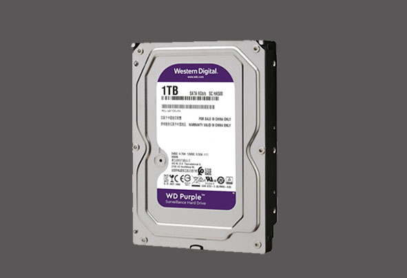 WD-紫盘 1TB 监控硬盘(WD10EJRX)