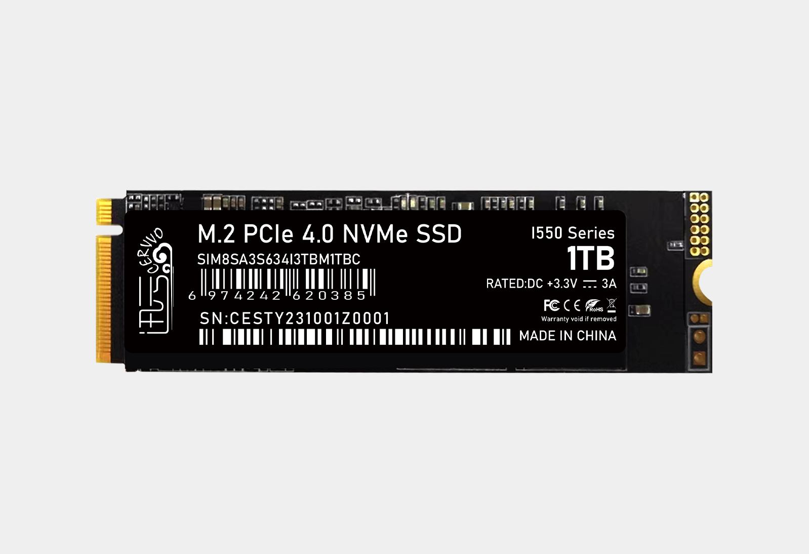 I550 PCIe 4.0 NVMe